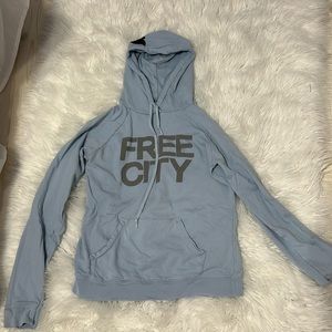 Free City Light Blue Hoodie